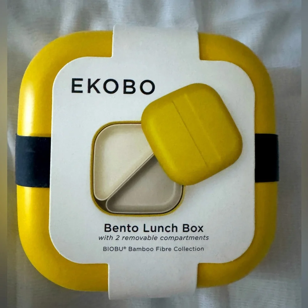 Ekobo Bento lunch Box - NWT - Say no to plastic & hello eco-friendly containers